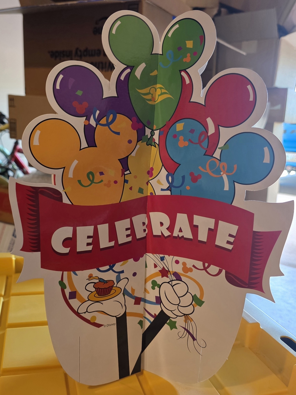 Disney Cruise Line Celebrate Party Centerpiece